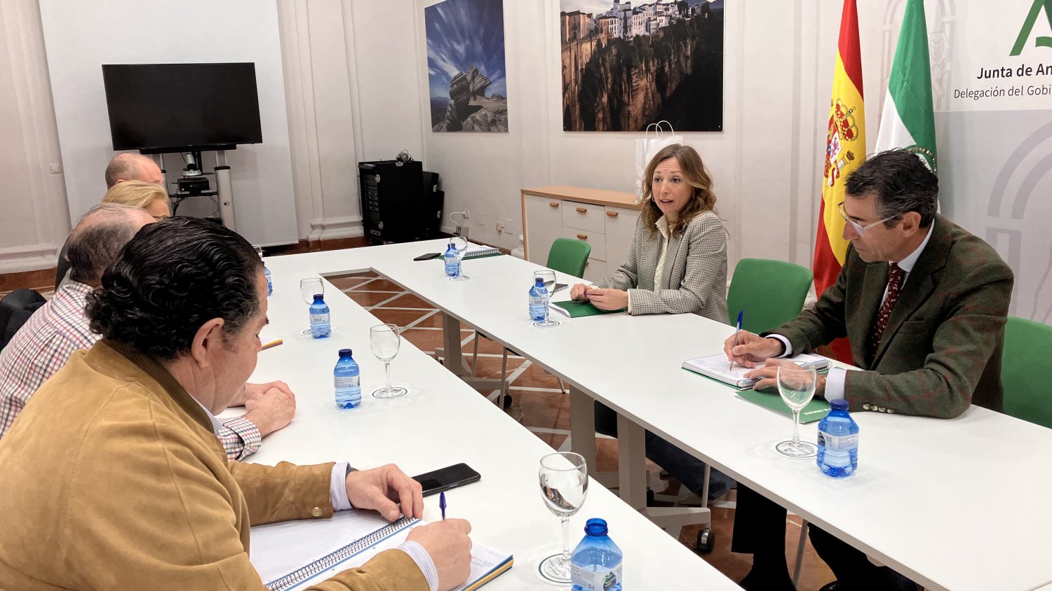 La Junta aborda con el sector agrario y ganadero de Málaga las medidas para paliar la sequía