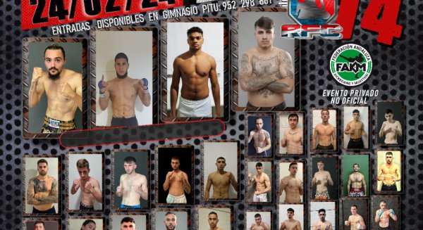 Rincón de la Victoria acoge la XIV Noche del Luchador con 20 combates de Kick-Boxing y K1