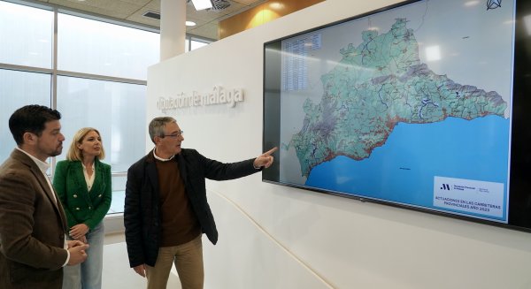 La Diputación de Málaga ejecuta obras en la red viaria provincial por 17,5 millones de euros en 2023