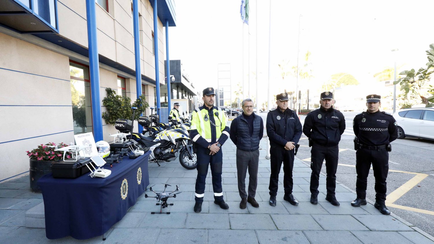 El Ayuntamiento de Marbella refuerza las unidades de tráfico y de drones de la Policía Local