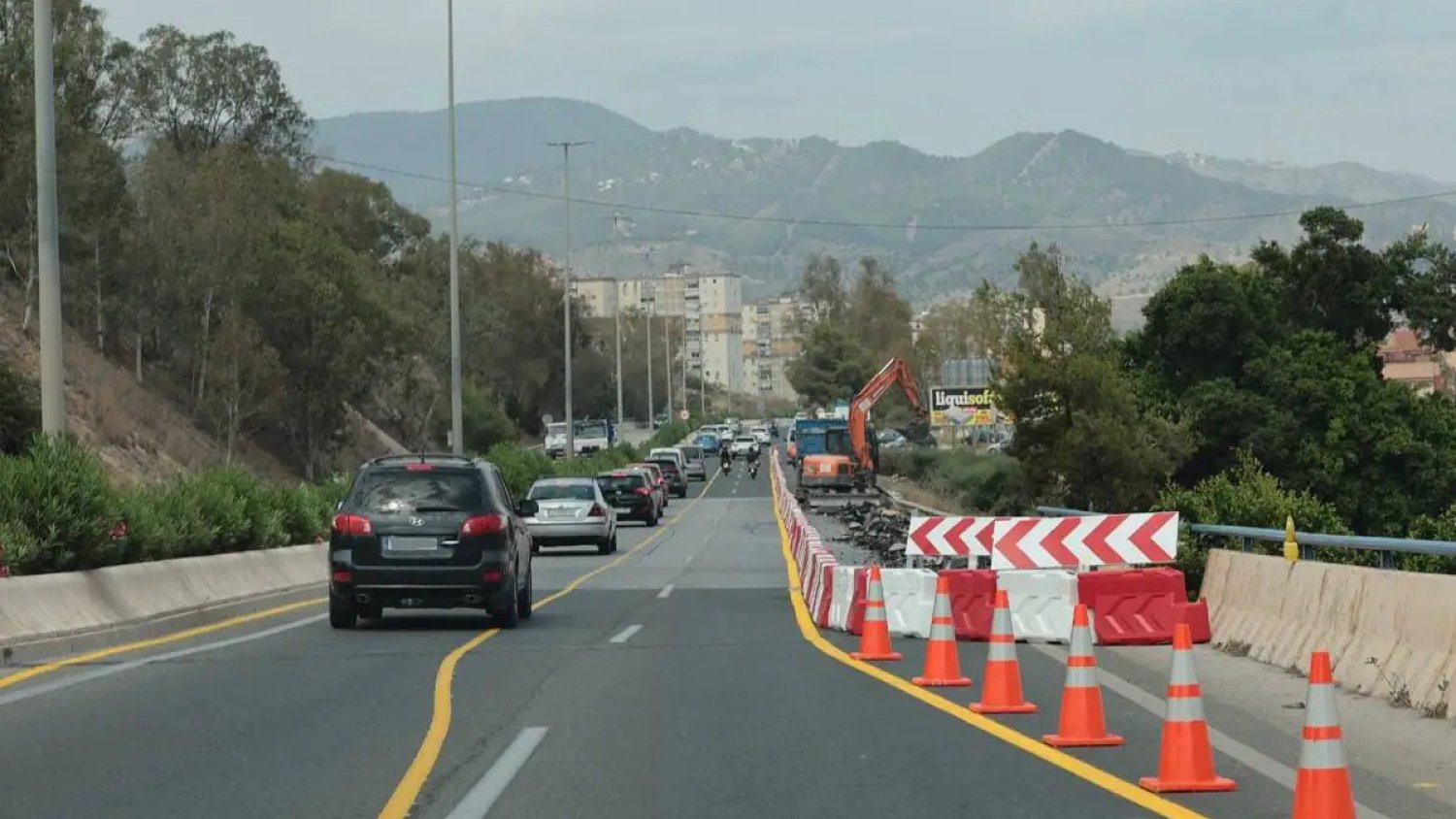 Afectaciones a la movilidad en Málaga con motivo de la obra de refuerzo del firma de la avenida Valle Inclán