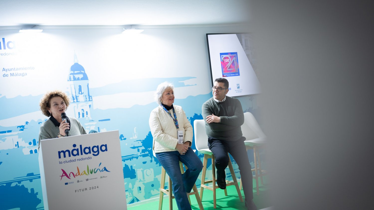 El Carnaval de Málaga desembarca en FITUR 2024 con su fuerza habitual 