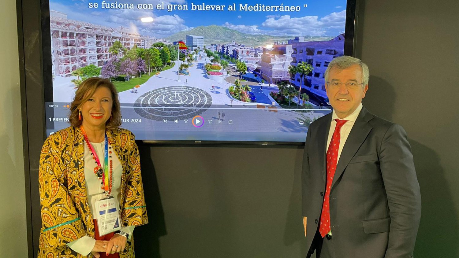 Estepona presenta en Fitur 2024 la fusión entre el gran bulevar al Mediterráneo con el Jardín de la Costa del Sol 