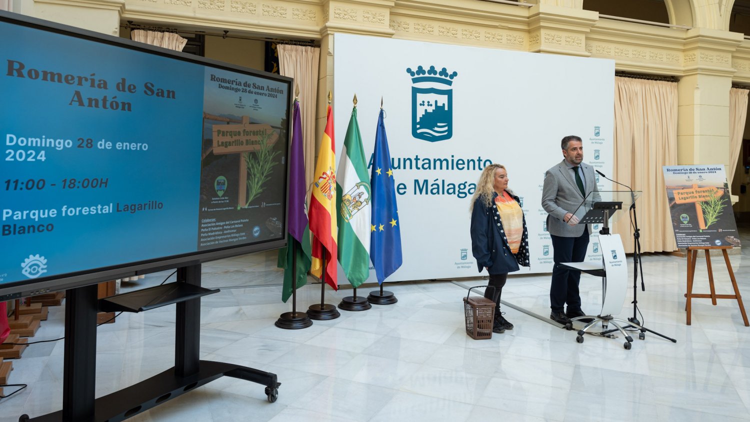 El parque forestal Lagarillo Blanco acoge la tradicional Romería de San Antón en Málaga