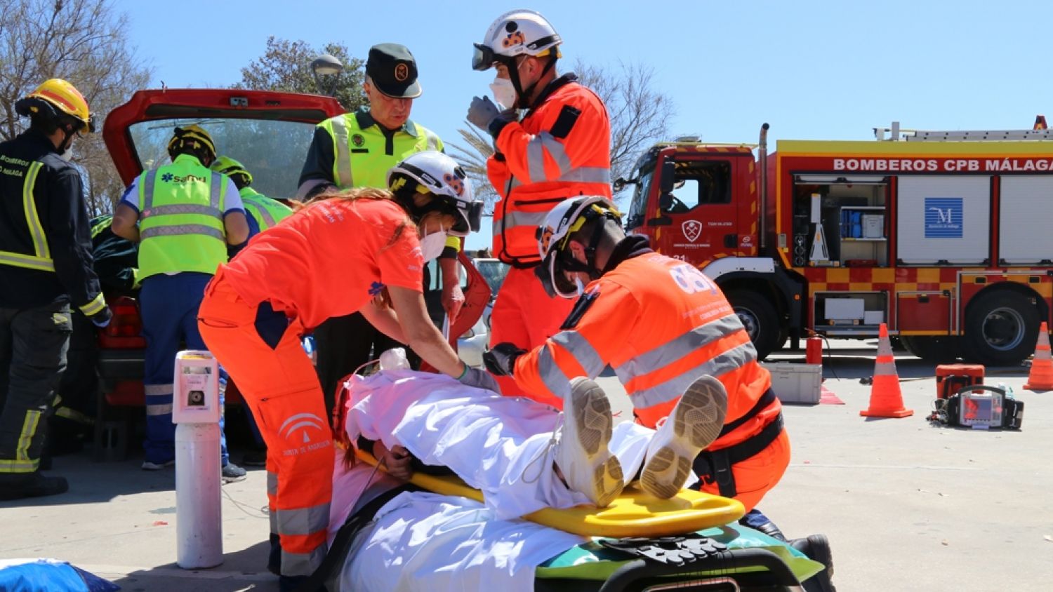 Los malagueños valoran con un 9,2 sobre 10 el servicio recibido por los equipos de emergencias 061 en 2023