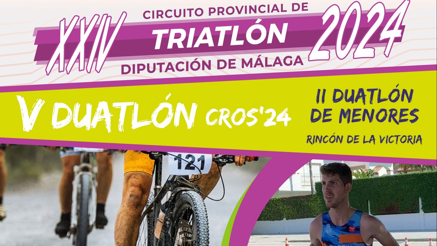 Rincón de la Victoria celebra el V Duatlón Cros y II Duatlón de menores con una participación de unas 400 personas 