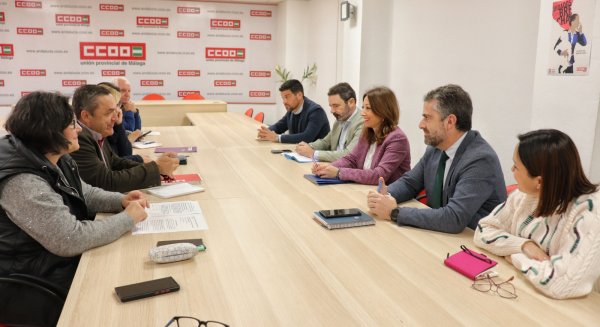 PP se reúne con los sindicatos CCOO y UGT para alcanzar una Alianza por Málaga