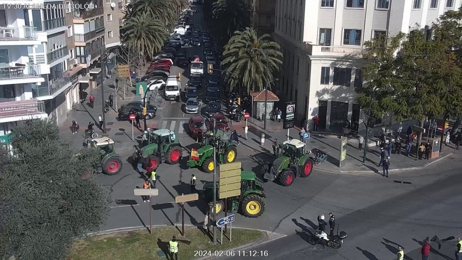 Las asociaciones agrarias de Málaga se solidarizan con la tractorada de agricultores