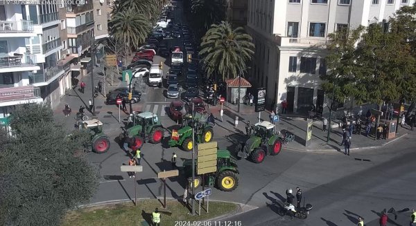 Las asociaciones agrarias de Málaga se solidarizan con la tractorada de agricultores