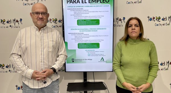 Vélez-Málaga presenta dos nuevos cursos de formación para desempleados