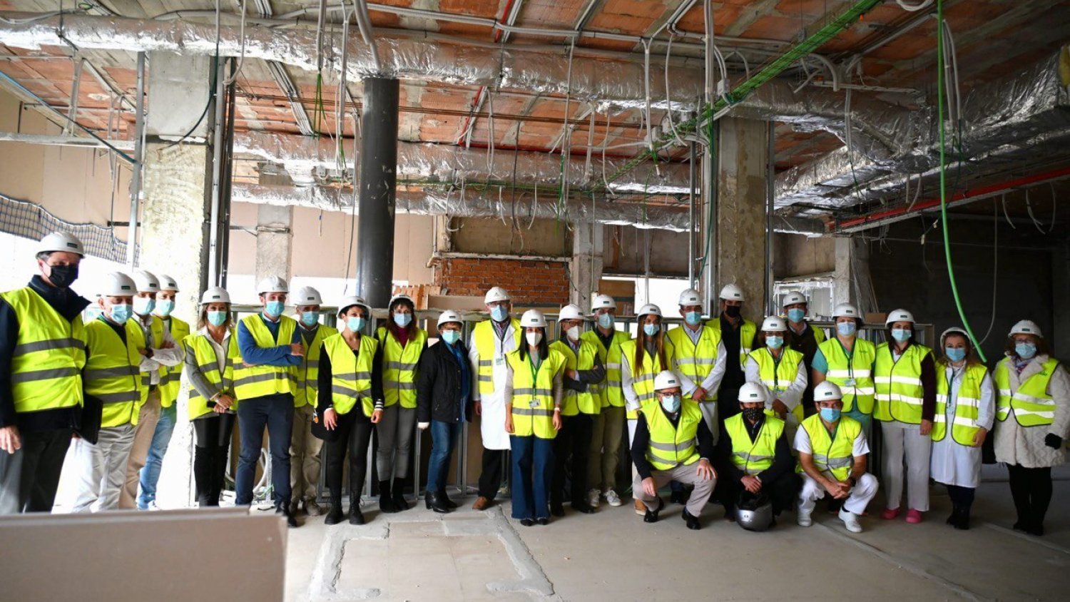 Evolucionan las obras de construcción del nuevo hospital de día Oncohematológico del Clínico de Málaga