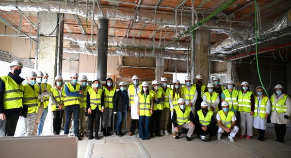 Evolucionan las obras de construcción del nuevo hospital de día Oncohematológico del Clínico de Málaga