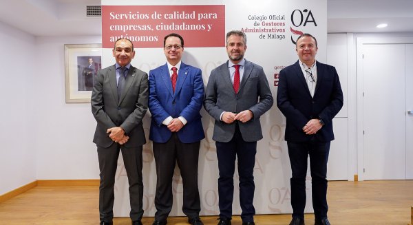 Ayuntamiento y Colegios de Gestores Administrativos de Málaga colaboran para facilitar la gestión tributaria
