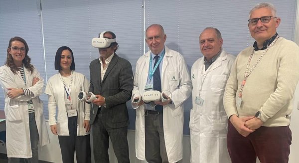 Hospital Materno de Málaga y Fundación Olivares incluyen la realidad virtual en ejercicios de rehabilitación