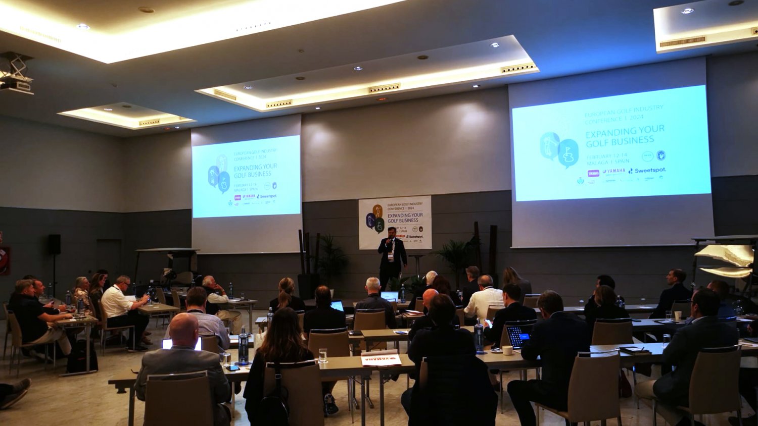 Un centenar de profesionales del golf se reúne en Málaga en la conferencia europea del sector
