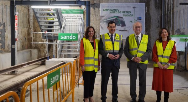Inician las obras de prolongación del Metro de Málaga hasta el Hospital Civil
