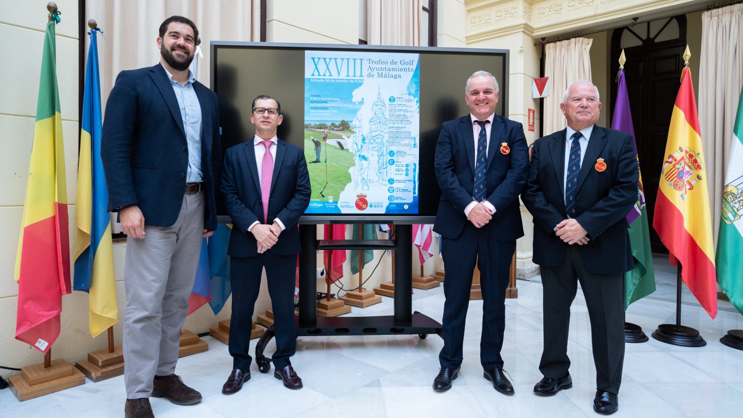 El XXVIII torneo de golf 'Ayuntamiento de Málaga' espera congregar a más de un centenar de participantes