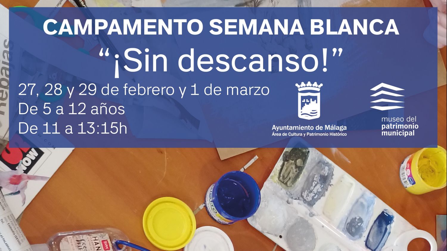 El Ayuntamiento de Málaga ofrece en Semana Blanca un campamento infantil gratuito en el MUPAM