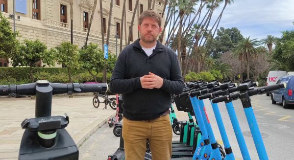 Con Málaga reclama la regularización de los patinetes de alquiler en la ciudad