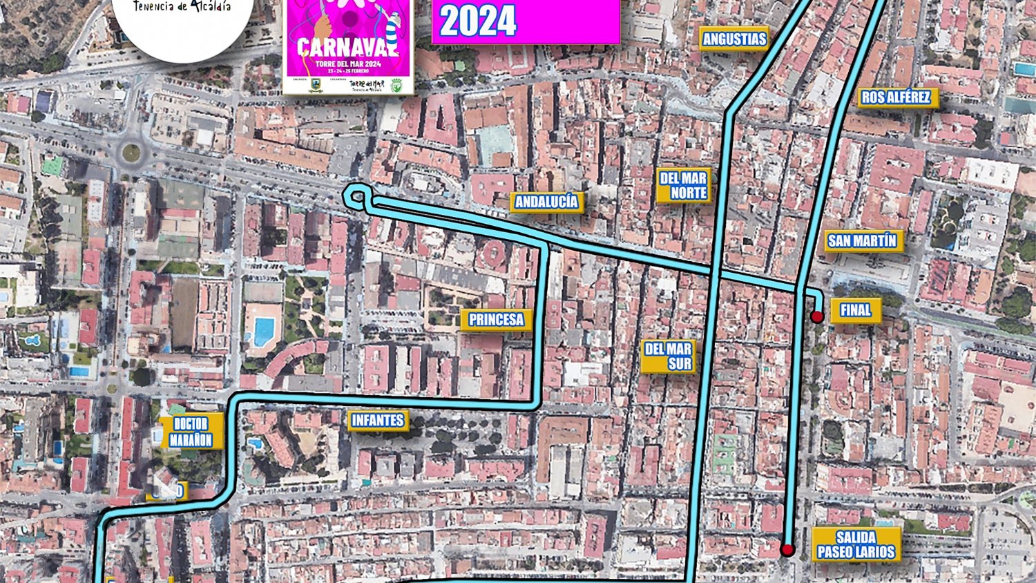 El Carnaval de Torre del Mar confirma su recorrido oficial y asegura muchas sorpresas