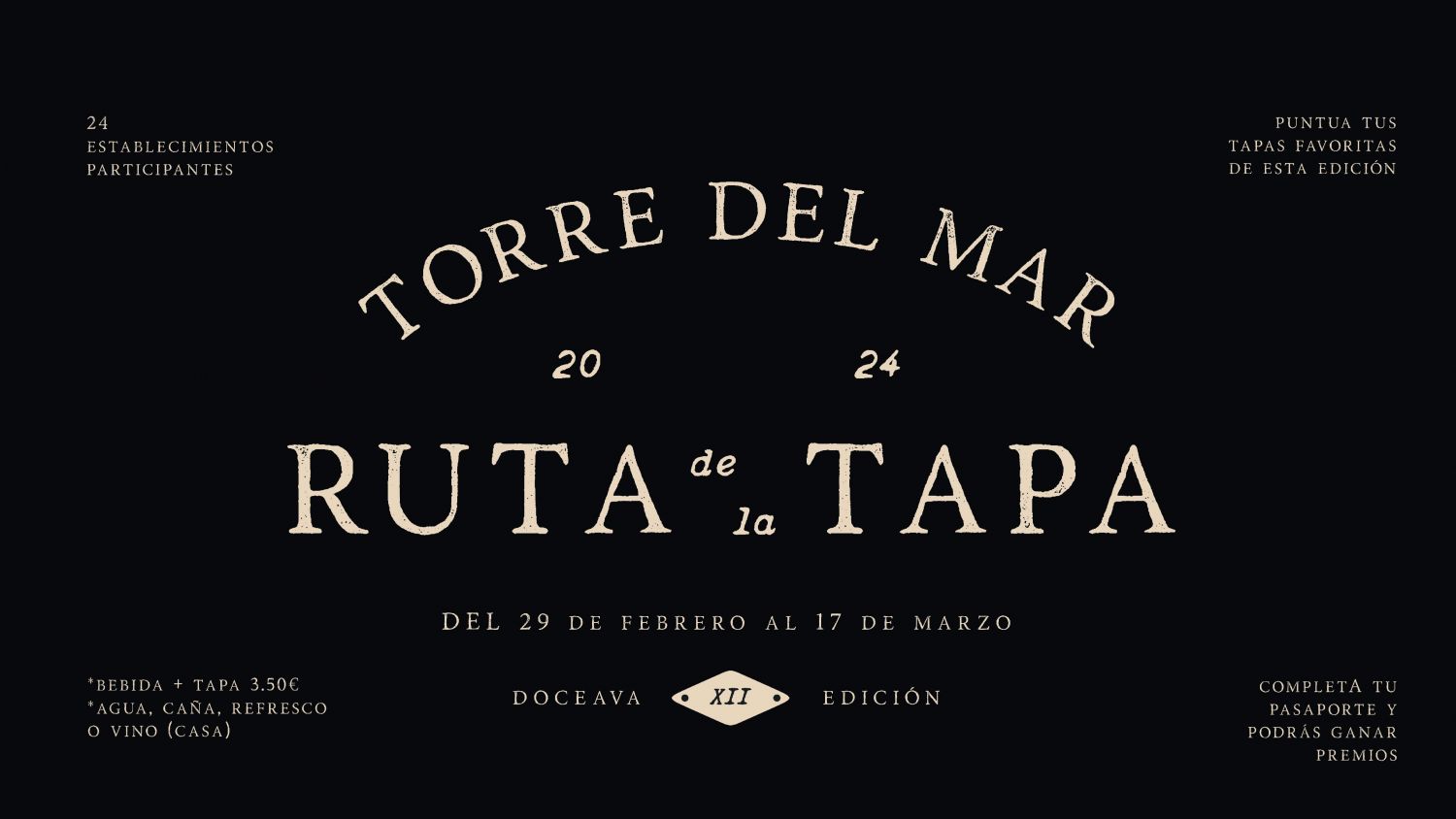 Torre del Mar presenta una nueva edición de la Ruta de la Tapa para el próximo 29 de febrero