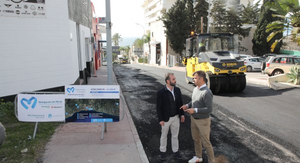 Marbella pone en marcha un nuevo Plan de Asfalto para mejorar más de 26.000 metros cuadrados de firme 