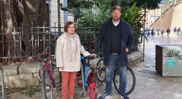 Con Málaga propone la vuelta del servicio municipal de alquiler de bicicletas