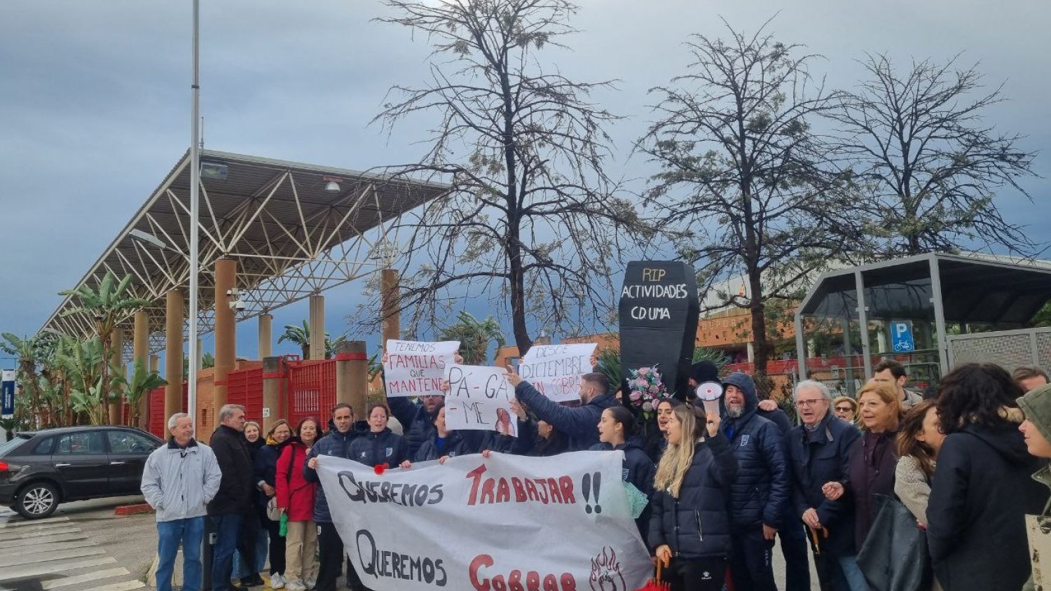 CCOO exige una solución para el club deportivo de la Universidad de Málaga 