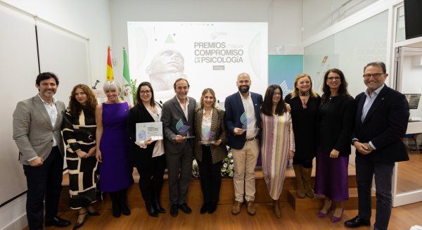 El Colegio de Psicólogos de Andalucía Oriental premia en Málaga a profesionales del sector e instituciones  