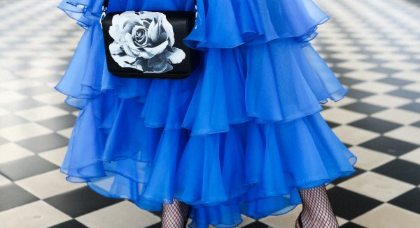 La diseñadora de Málaga de Moda Juana Martín estrena en La Térmica su colección flamenca Madame Olé