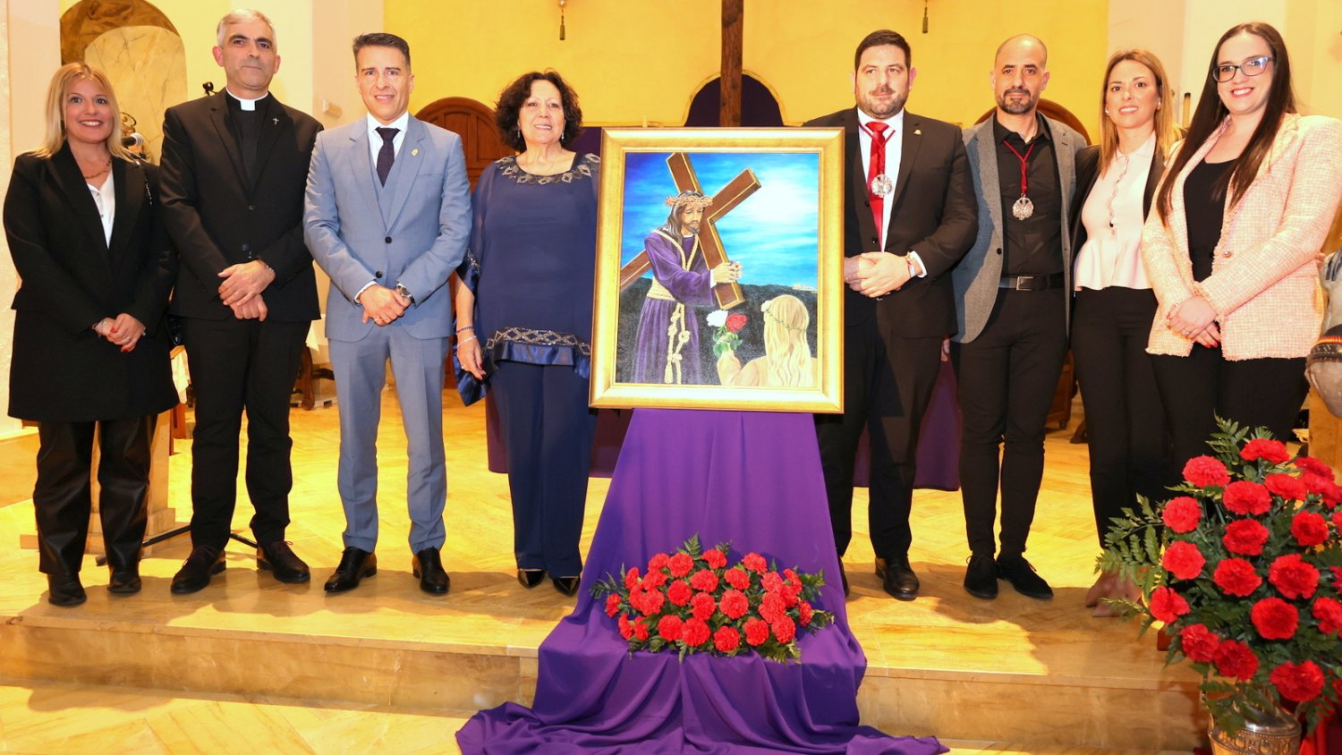 Presentado el cartel oficial de la Semana Santa de Torrox, obra de Encarnación Gutiérrez