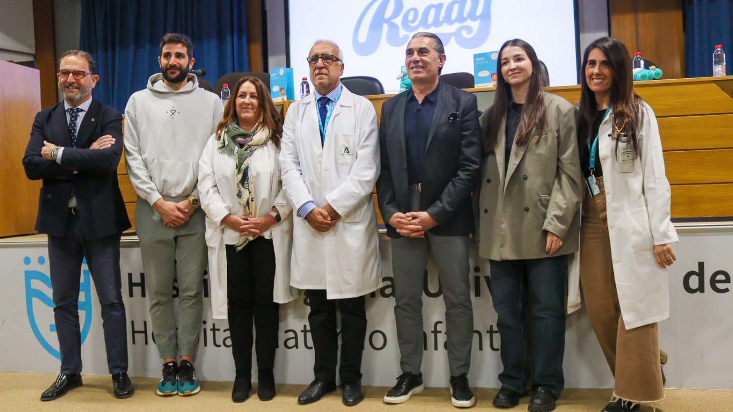 Ricky Rubio, Sergio Scariolo y Nixi for Children presentan en el Hospital Materno de Málaga el proyecto “I am ready” 