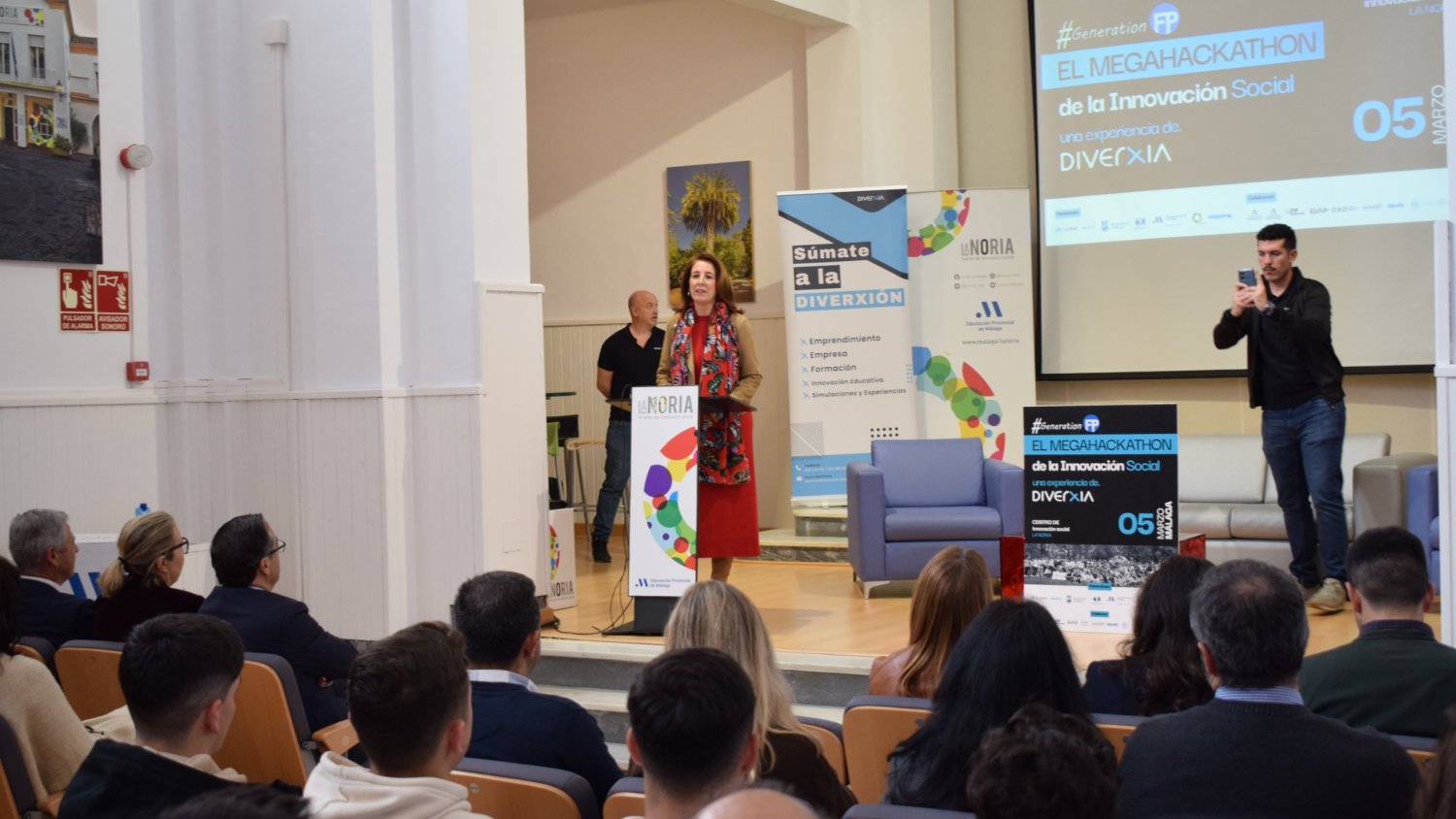 300 estudiantes compiten en La Noria de la Diputación de Málaga para lanzar el mejor proyecto de innovación social