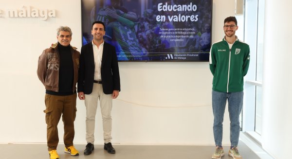 La Diputación de Málaga y el CD UMA Antequera llevarán los talleres Educando en Valores a 30 municipios 