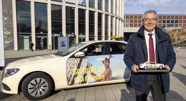 La Costa del Sol pone en marcha una potente campaña en los taxis de Berlín 