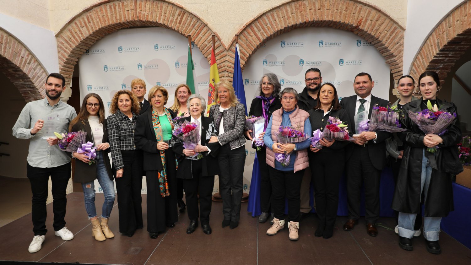 Marbella reconoce en el 8M a dos entidades y ocho mujeres del municipio por su contribución a la igualdad