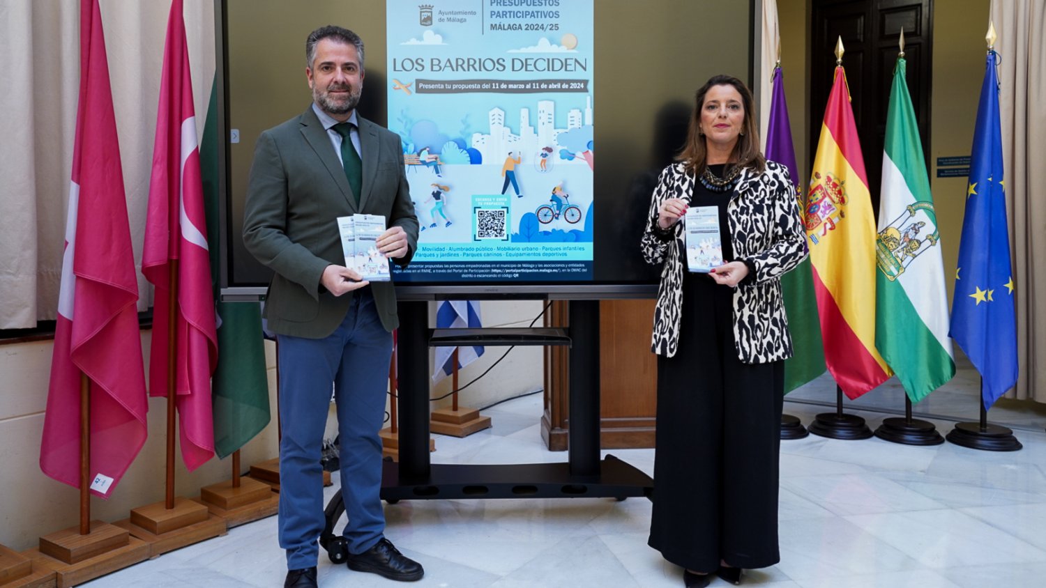 El Ayuntamiento de Málaga destina 2,4M€ a las propuestas ciudadanas de los presupuestos participativos 2024 y 2025