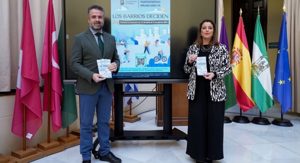 El Ayuntamiento de Málaga destina 2,4M€ a las propuestas ciudadanas de los presupuestos participativos 2024 y 2025