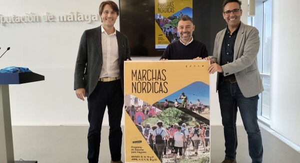 Más de 1.700 mayores participan en las Jornadas de Marcha Nórdica de la Diputación de Málaga