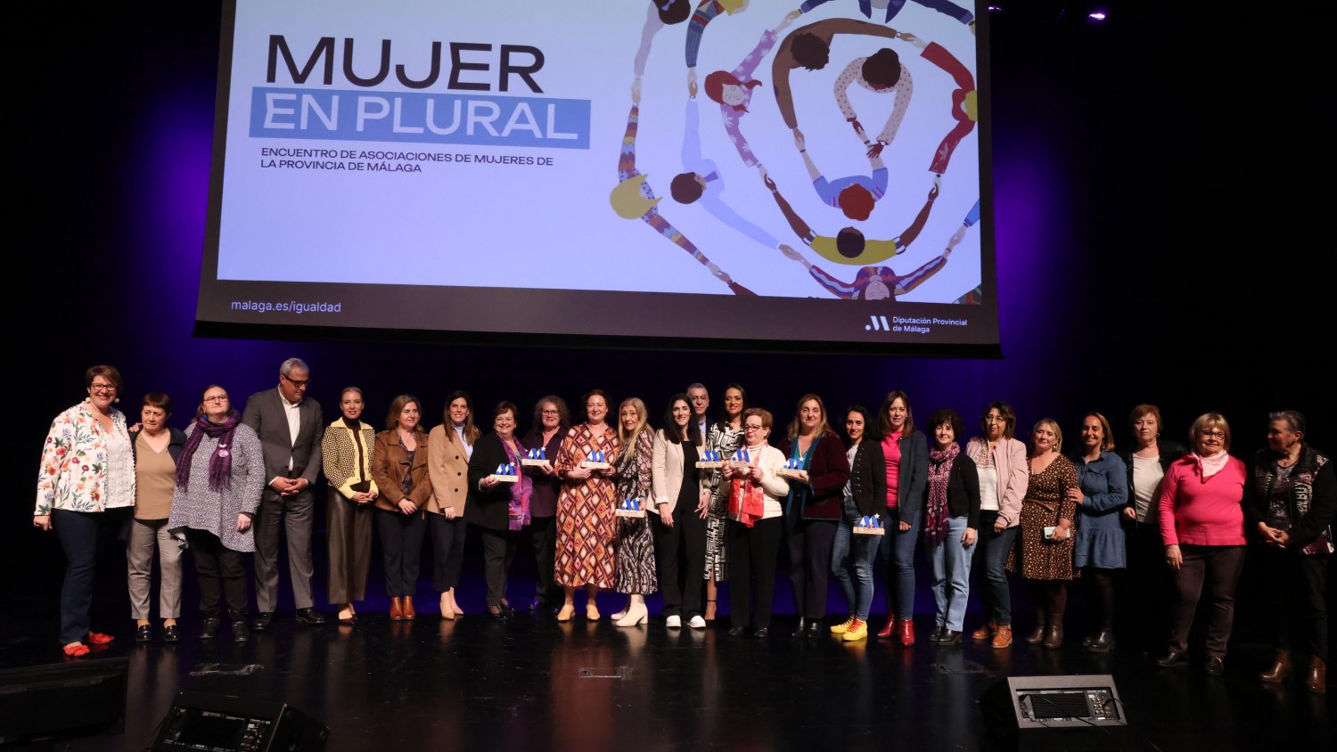 La Diputación de Málaga reconoce a las protagonistas del asociacionismo femenino con motivo del 8M