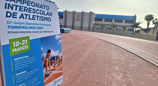 Más de 3.000 escolares de Torremolinos participan en el Campeonato Interescolar de atletismo