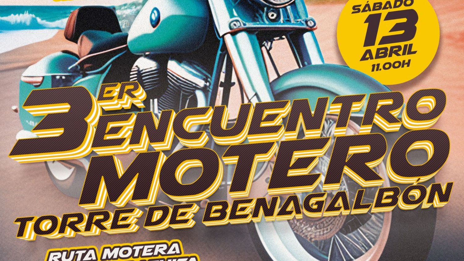 Rincón de la Victoria acoge el III Encuentro Motero con participantes procedentes de 14 clubes de la provincia 