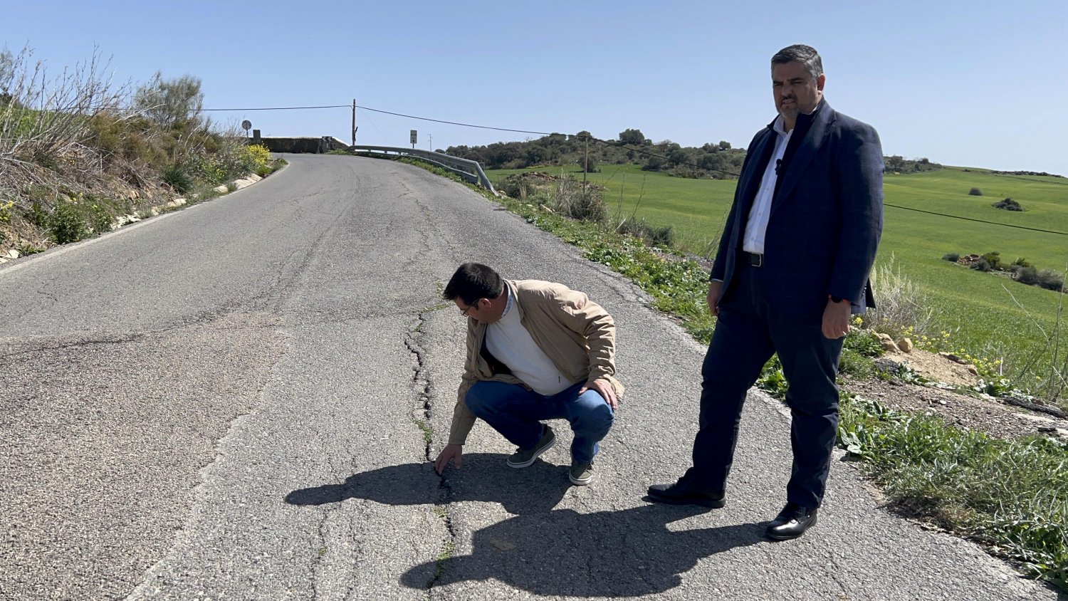 PSOE exige a la Diputación de Málaga el arreglo de la carretera que une Villanueva de la Concepción y Almogía
