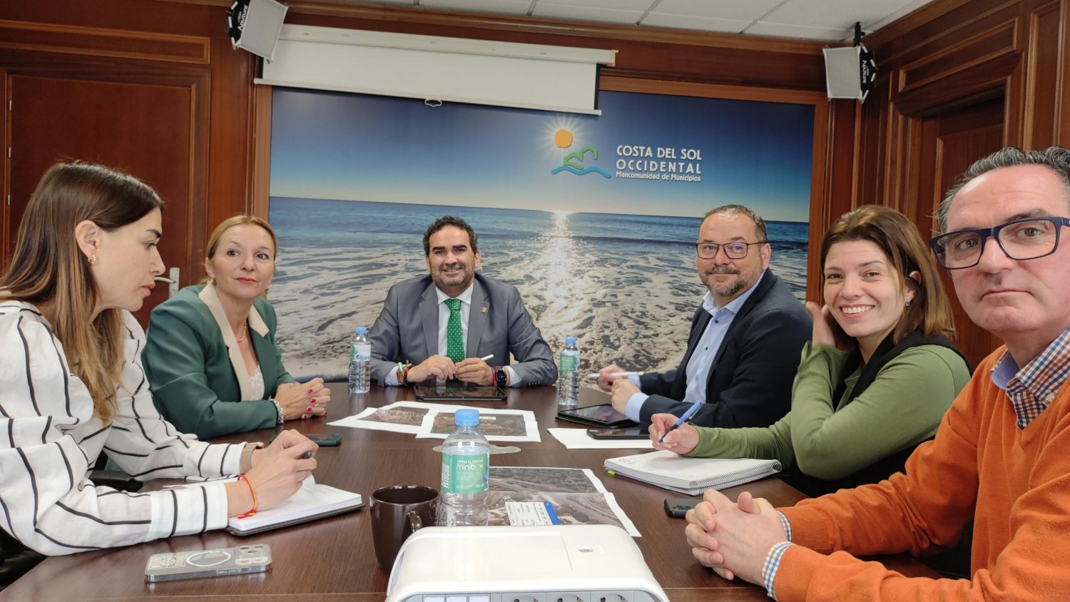 Mancomunidad Occidental se reúne para mejorar los accesos a las plantas de transferencia de la Costa del Sol