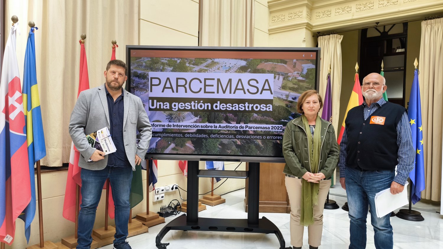 Con Málaga exige el cese inmediato del gerente de Parcemasa