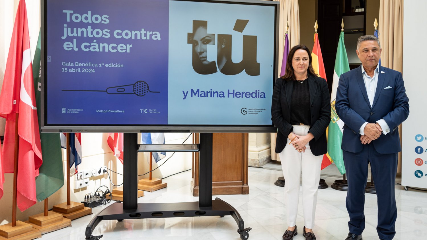La Asociación Española Contra el Cáncer organiza en Málaga la Gala Todos Juntos Contra el Cáncer