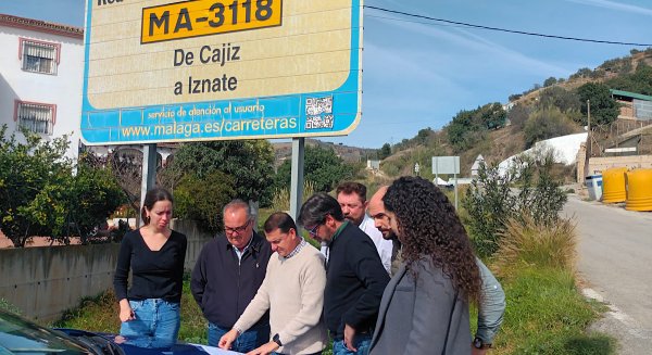 VOX propone en la Diputación de Málaga la ampliación de la MA-3203 (Cajiz)