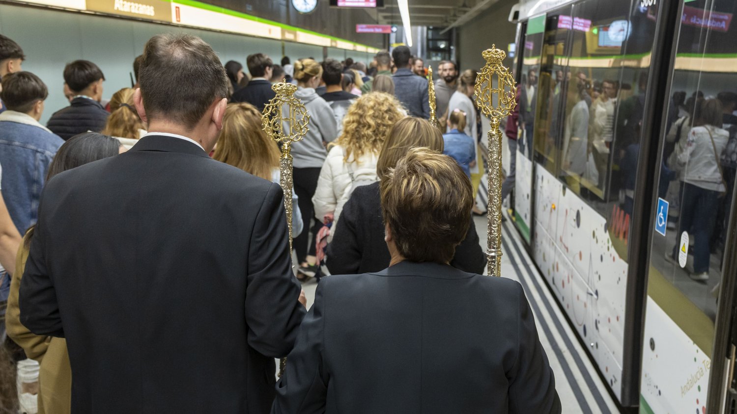 Metro de Málaga ofrece servicio ininterrumpido desde el Miércoles Santo al Viernes Santo