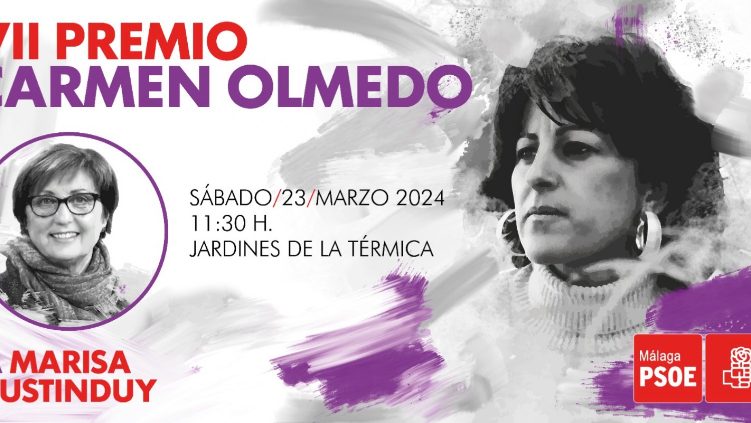 El PSOE de Málaga concede el premio Carmen Olmedo a Marisa Bustinduy