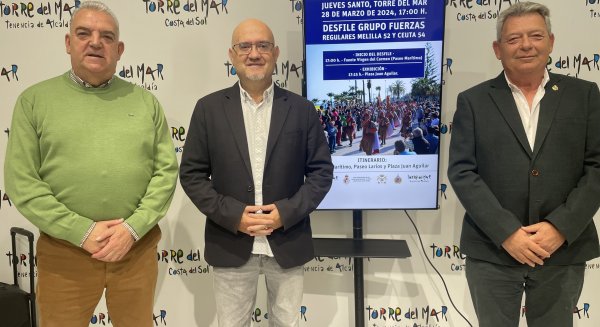 Regulares de Melilla y Ceuta desfilan en Torre del Mar el próximo Jueves Santo